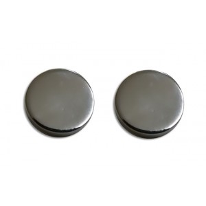 Silver circular flat 