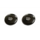 Onyx donut middle silver